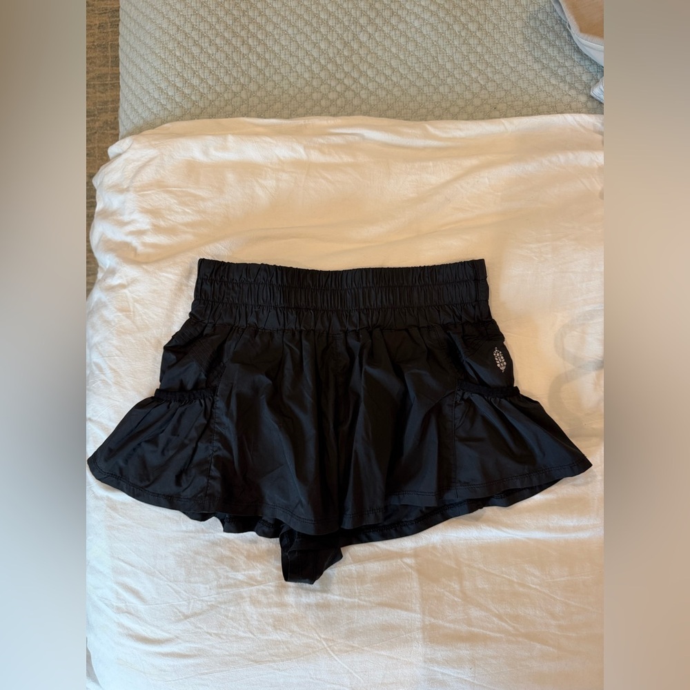 Free People Flirt On Black Women's Shorts